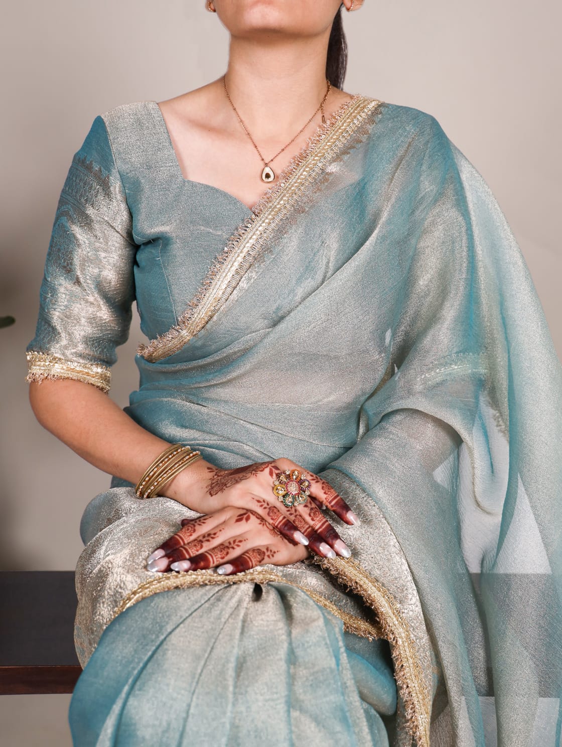 Tissue Saree