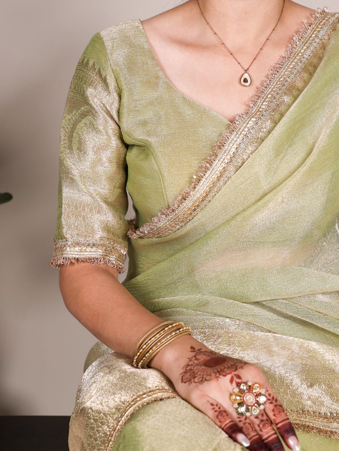 Tissue Saree