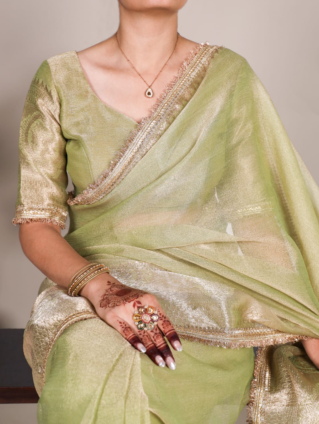 Tissue Saree
