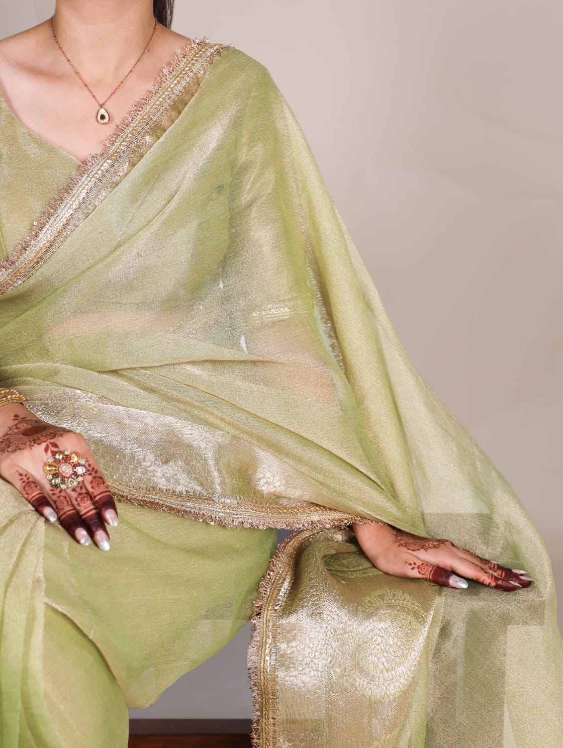 Tissue Saree