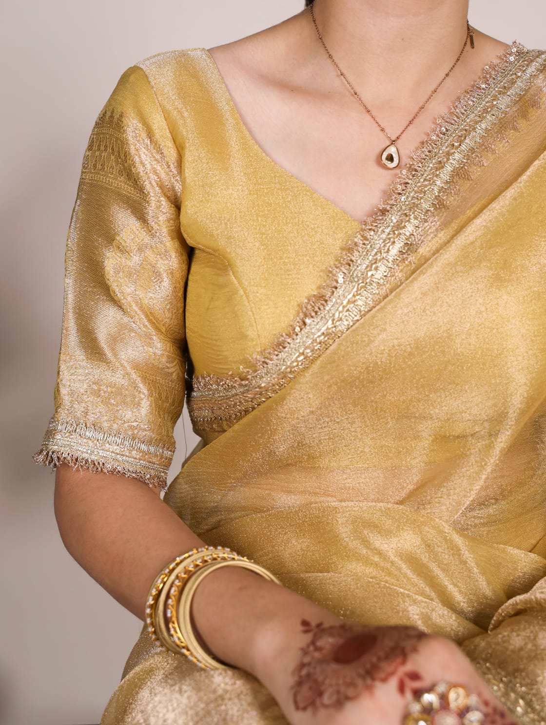 Tissue Saree