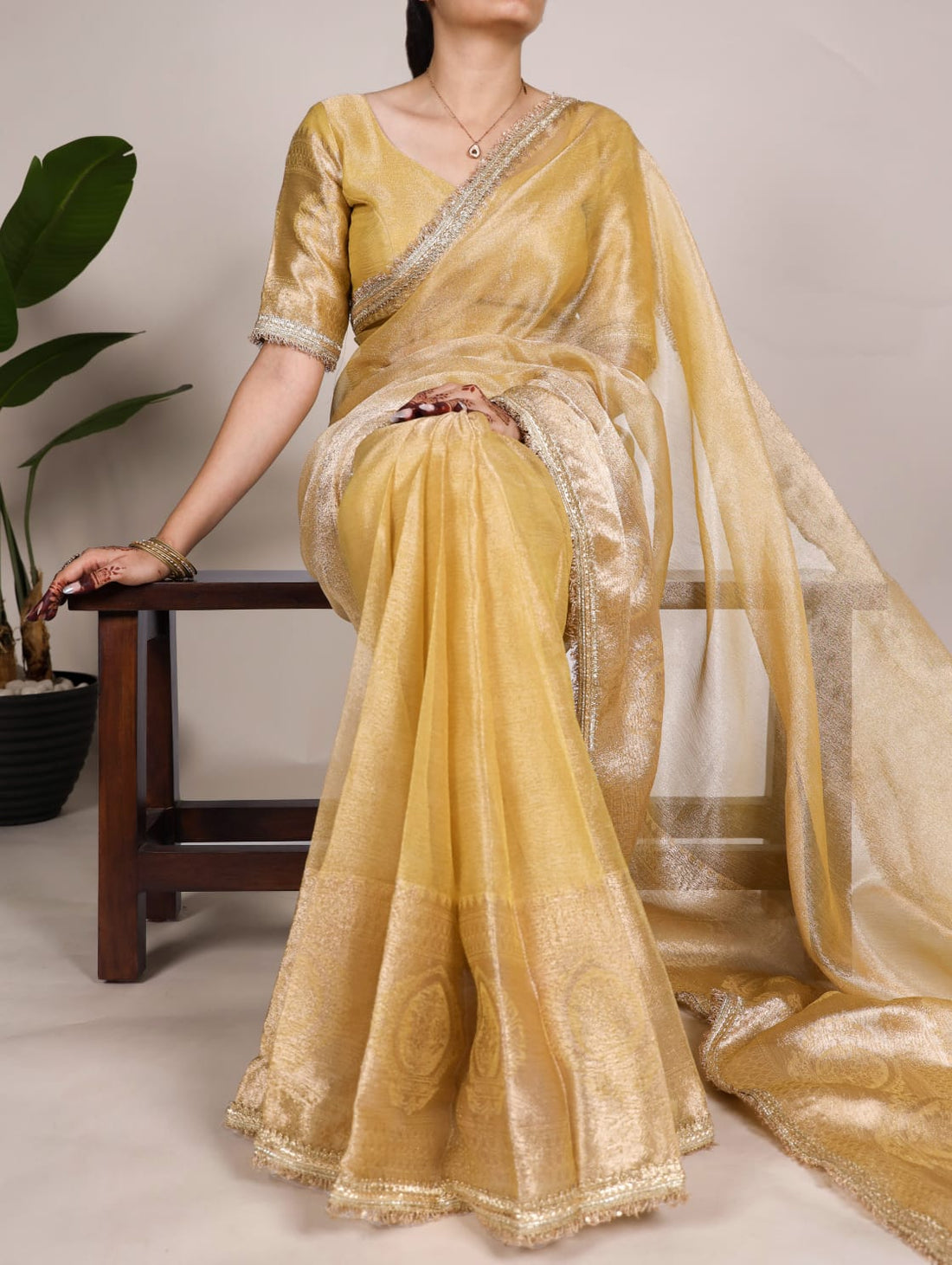 Tissue Saree