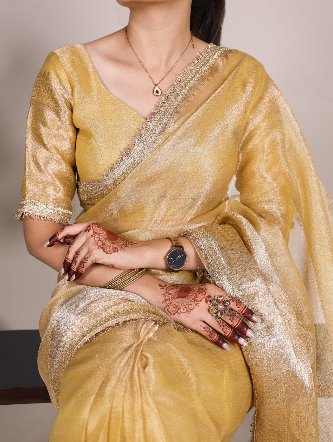 Tissue Saree