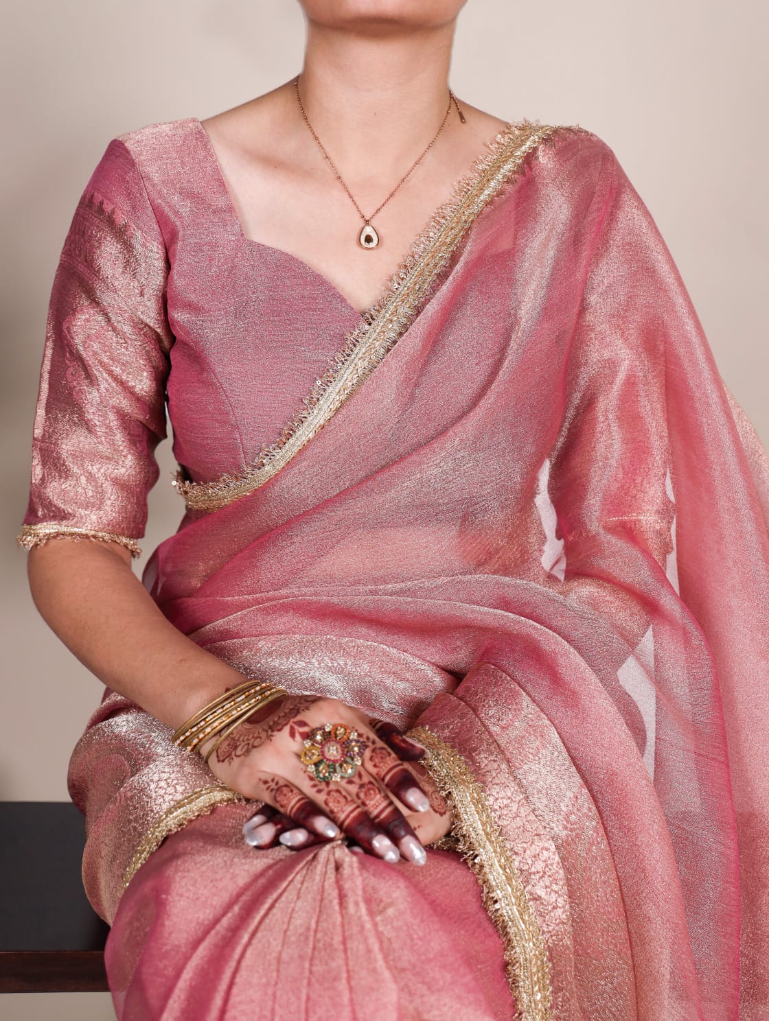 Tissue Saree