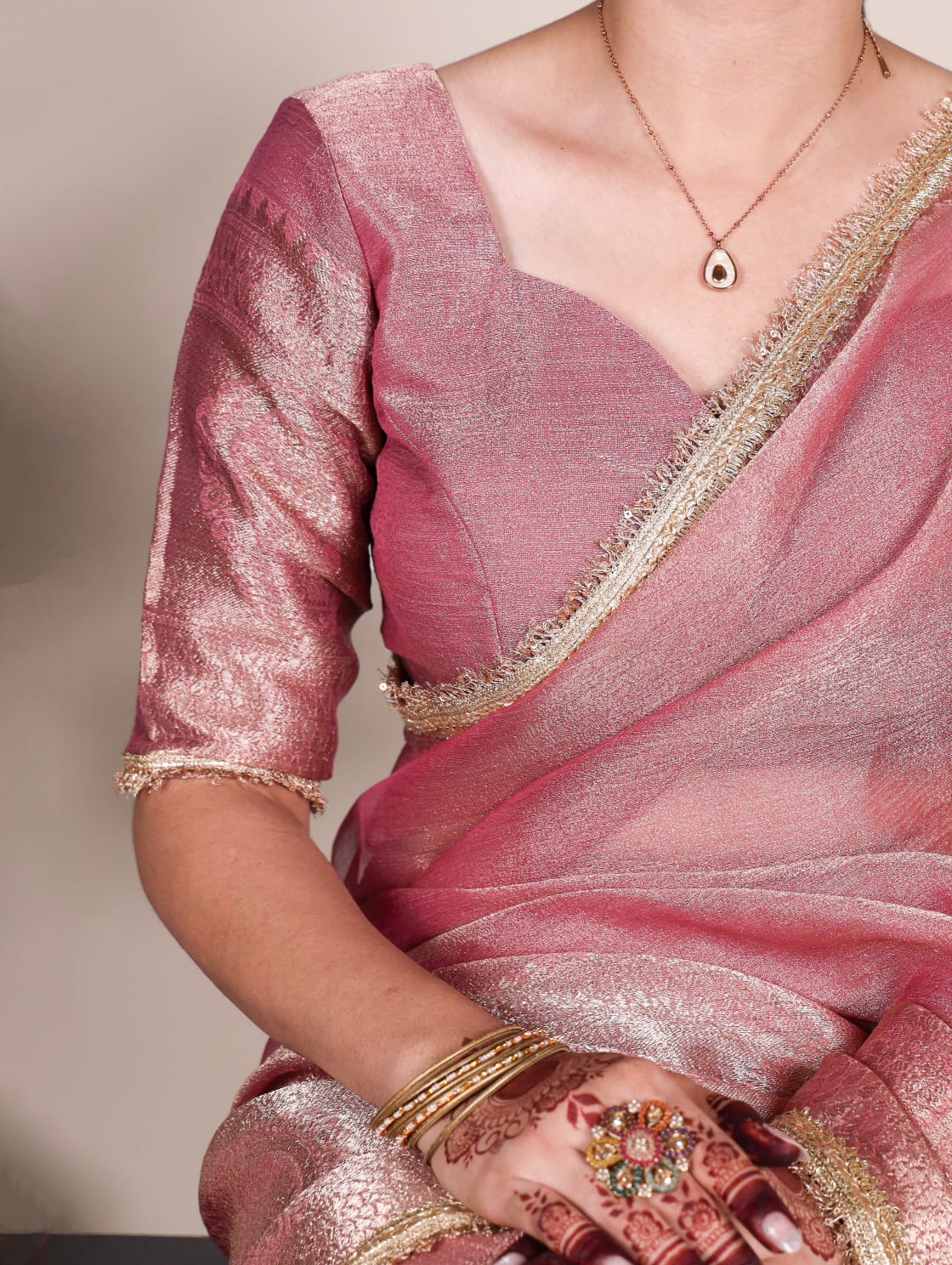 Tissue Saree