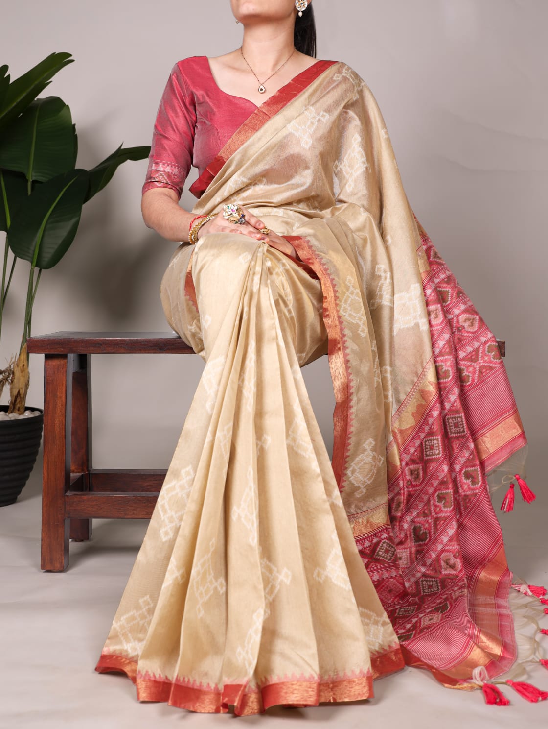 Printed saree