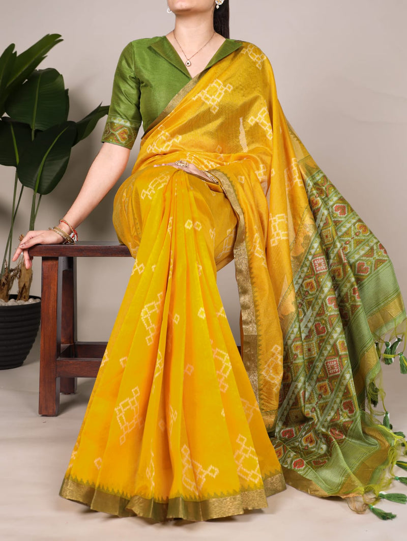 Printed saree