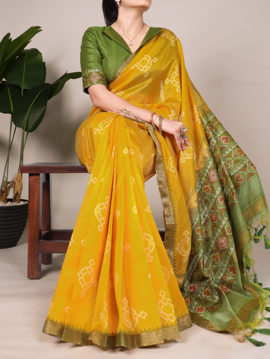 Printed saree