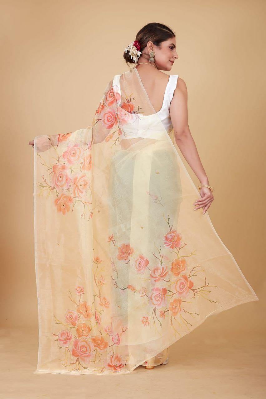 Organza Saree
