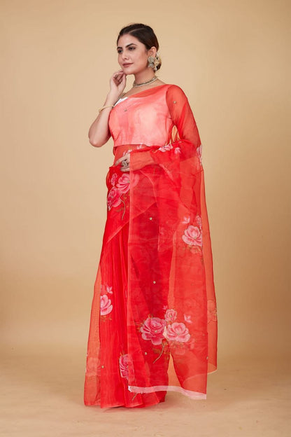 Organza Saree