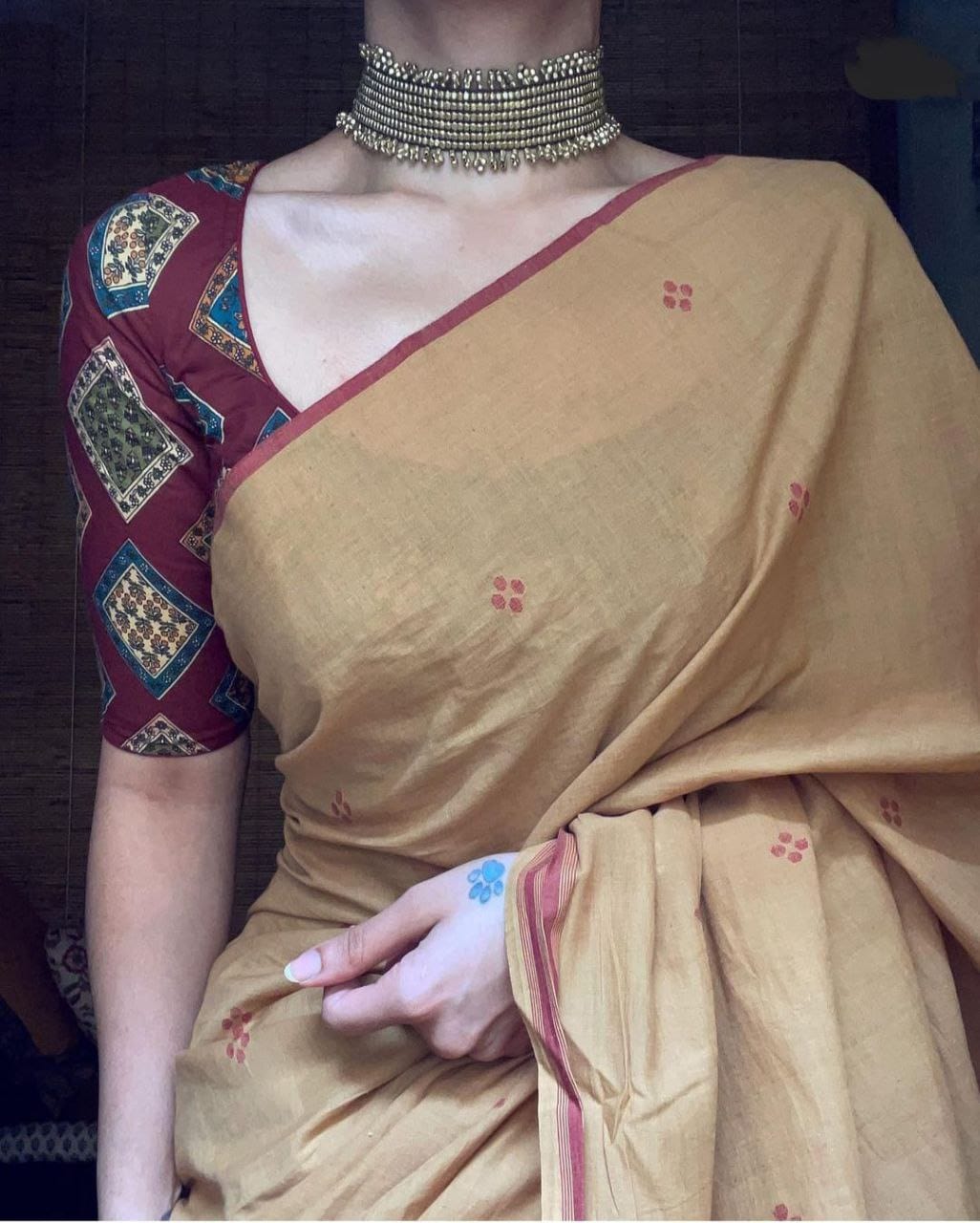 Chanderi Cotton Saree