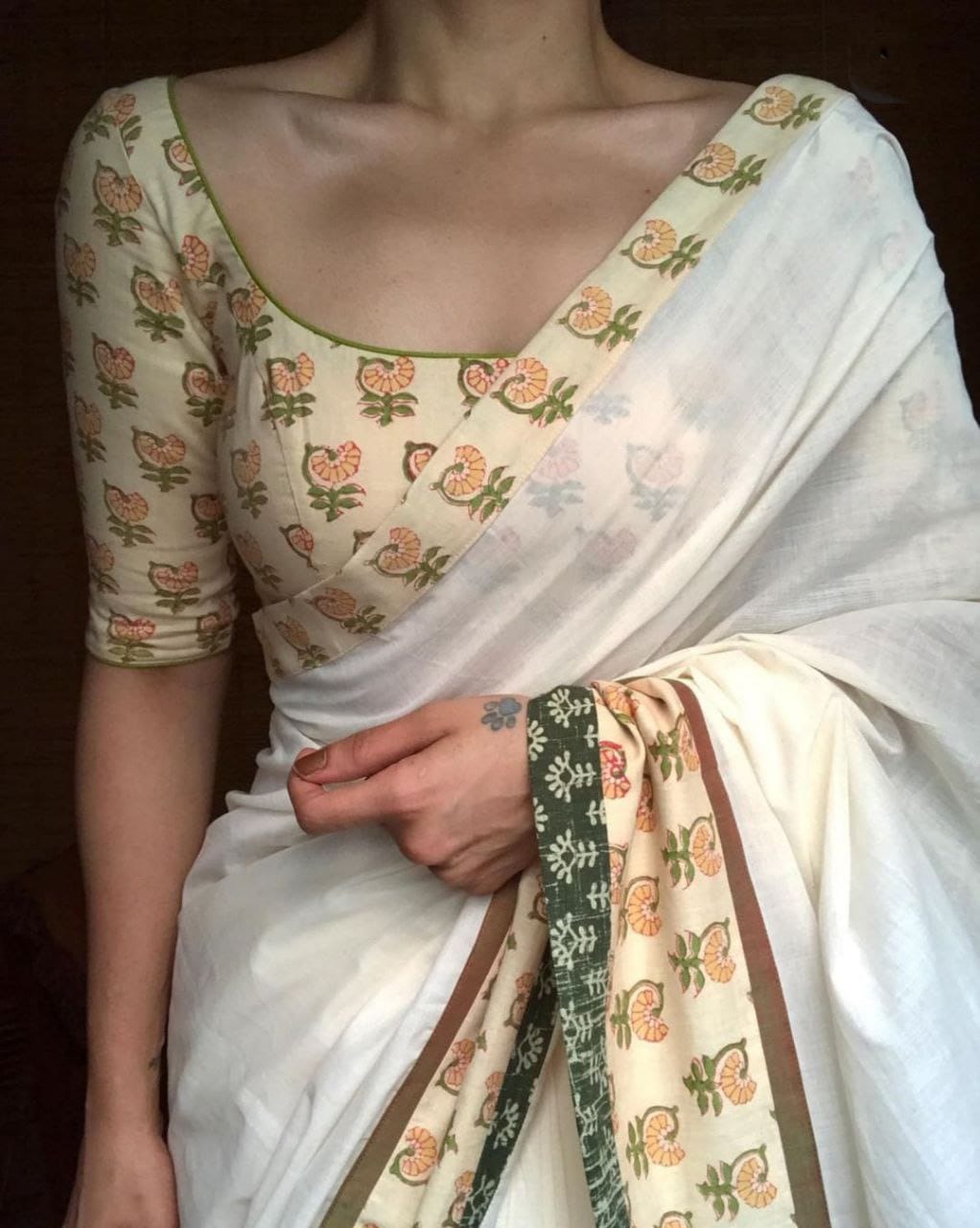 Chanderi Cotton Saree