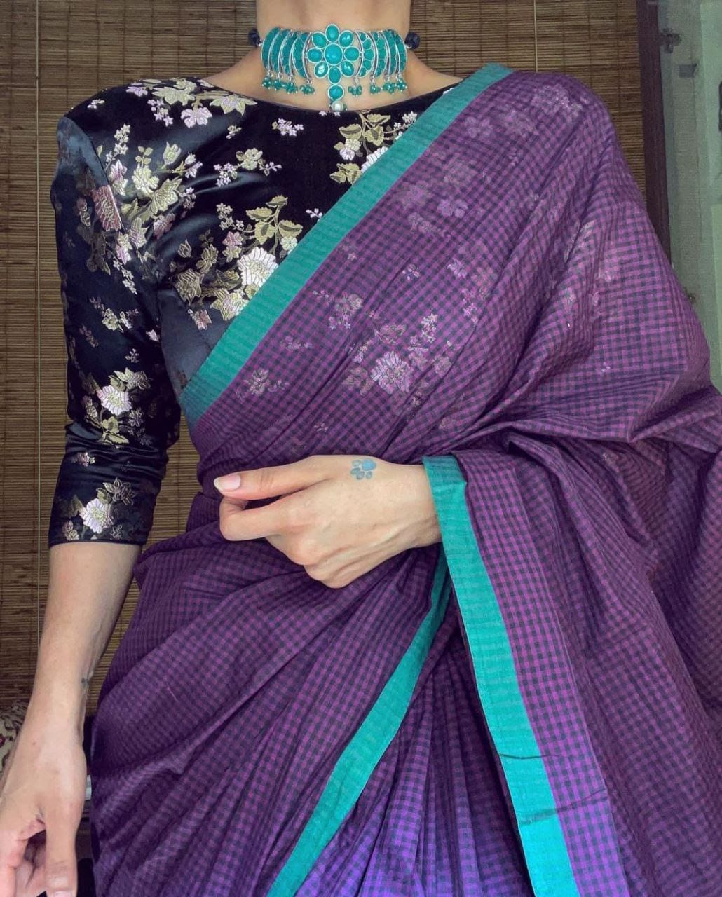 Chanderi Cotton Saree