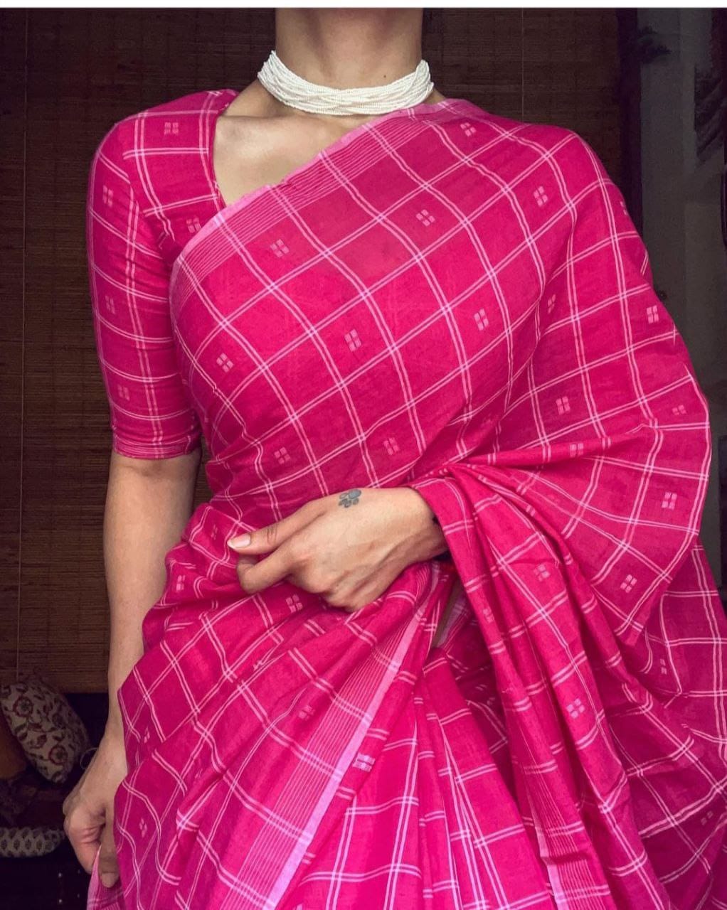 Chanderi Cotton Saree