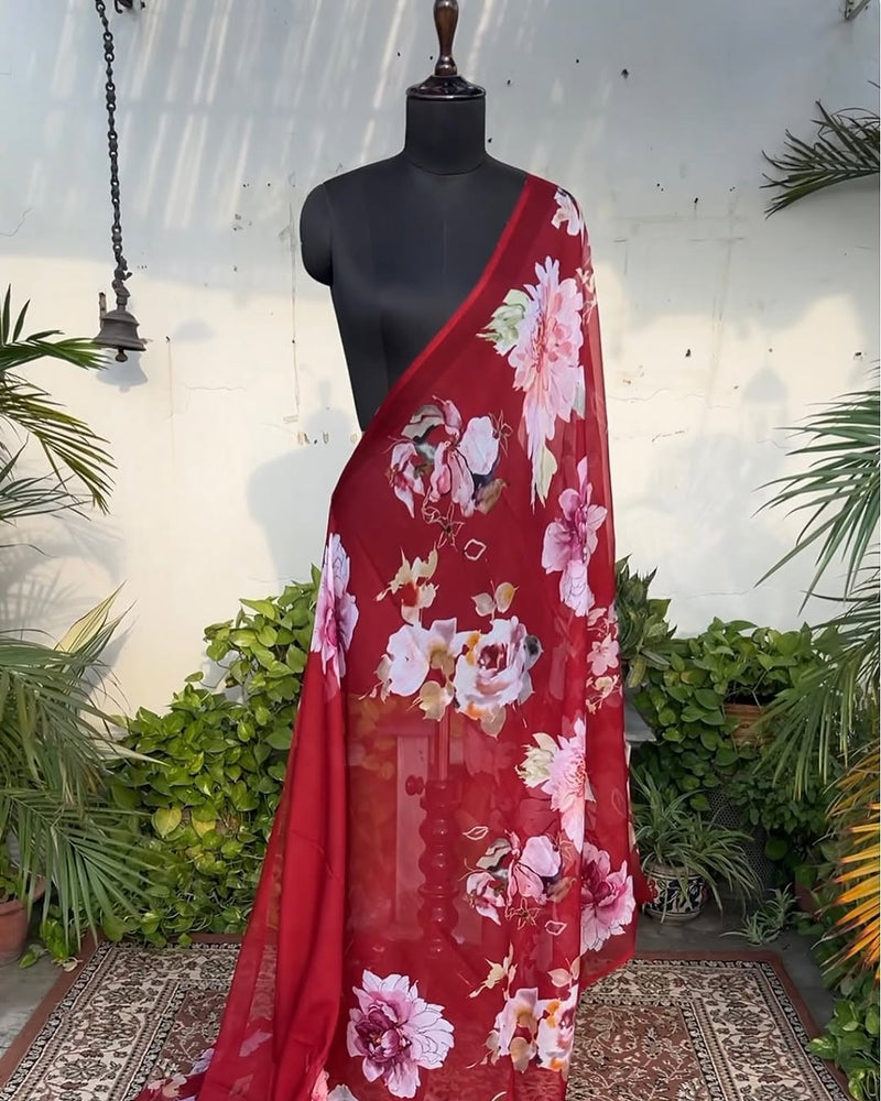 Georgette Saree