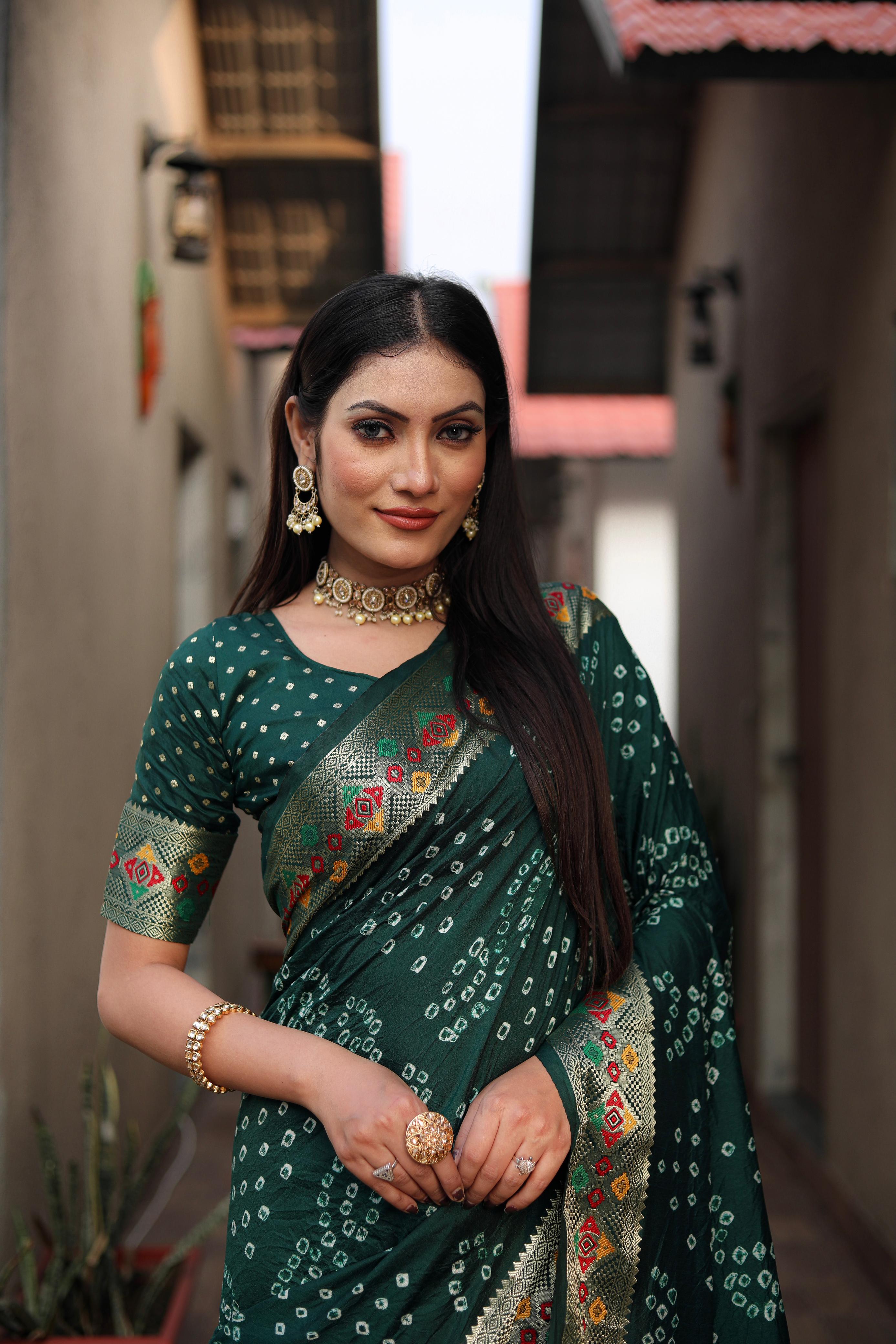 Bandhej Saree