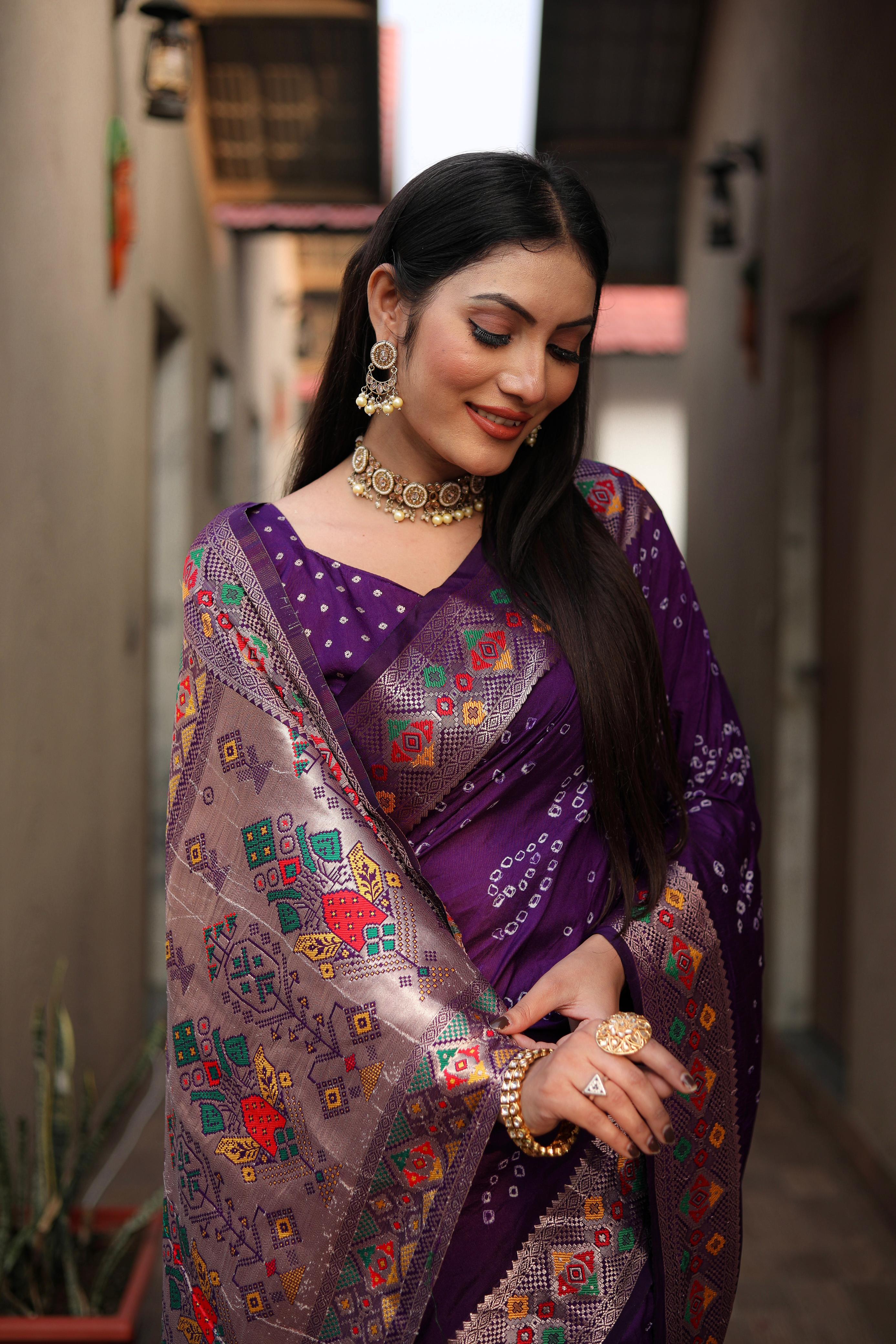 Bandhej Saree