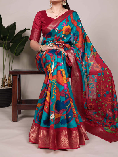 Tissue Saree