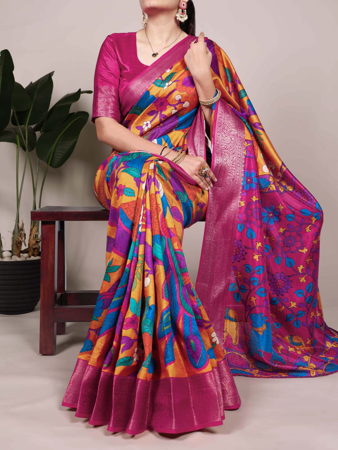 Tissue Saree