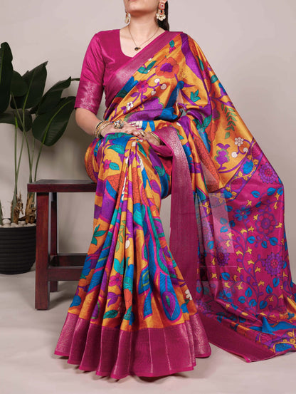 Tissue Saree