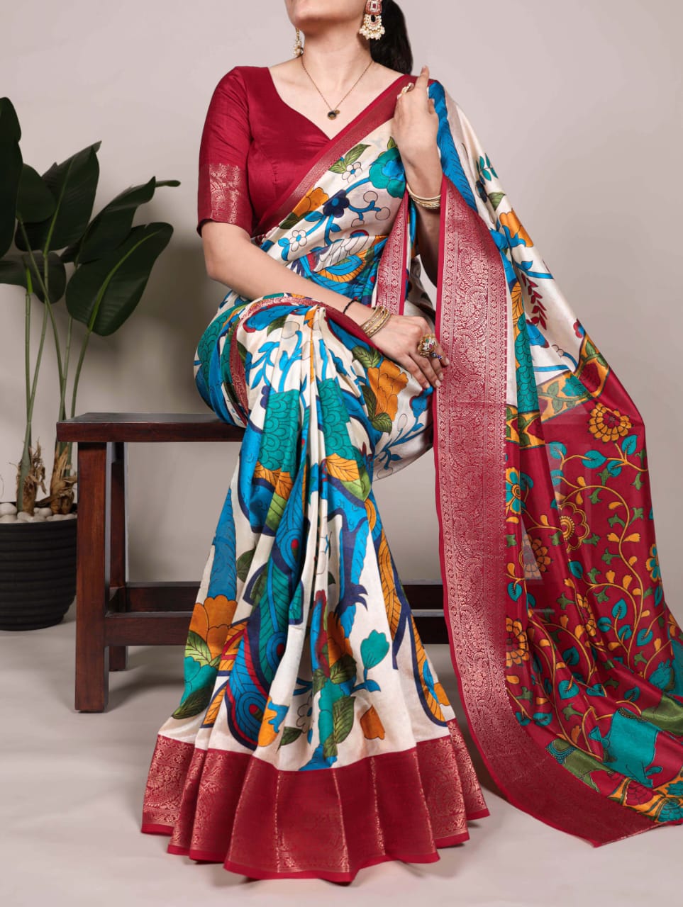 Tussar Saree