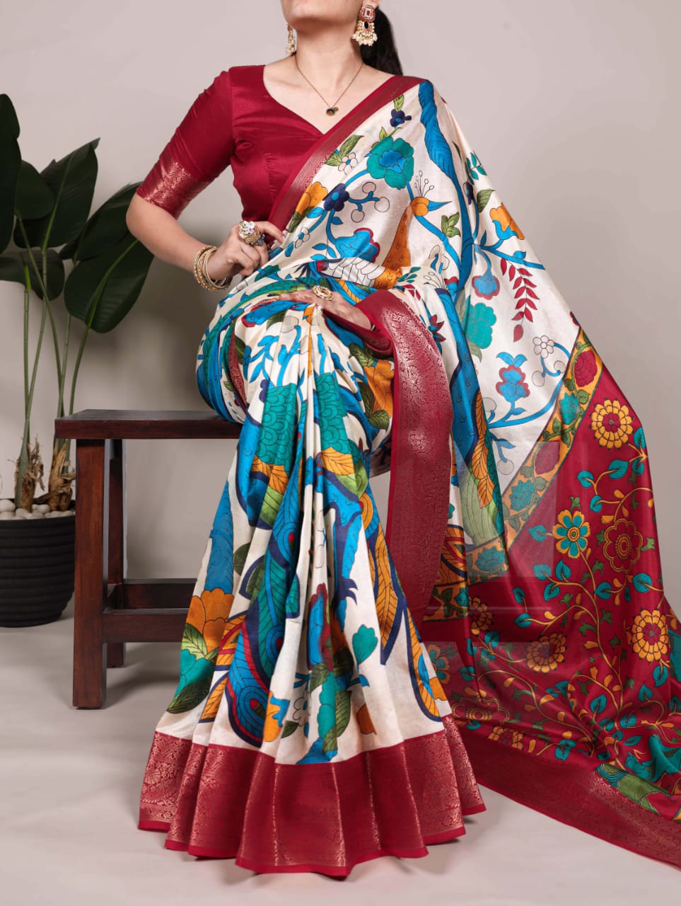 Tussar Saree