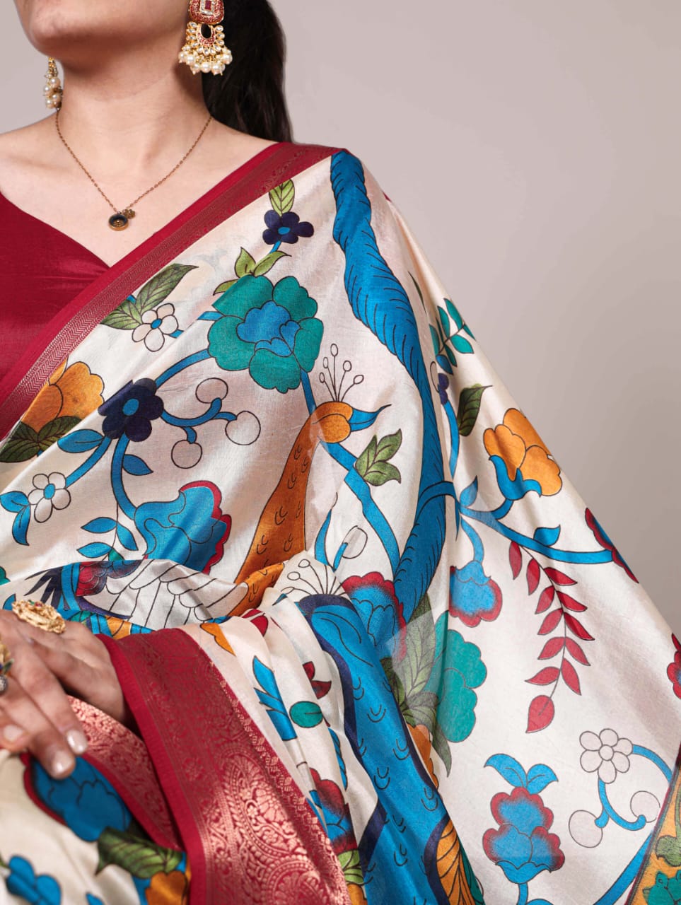 Tussar Saree