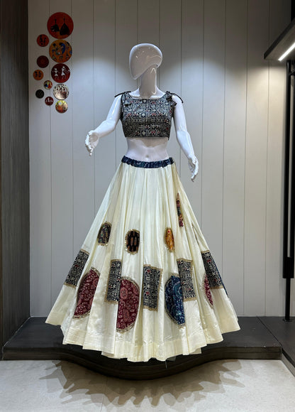8-meter flare cotton chaniya choli