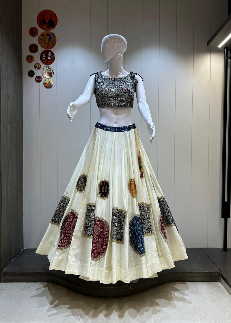 8-meter flare cotton chaniya choli