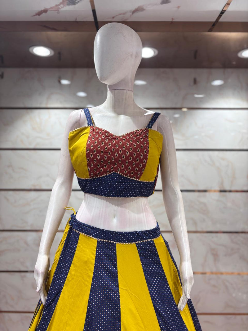 8 meter cotton flare chaniya choli