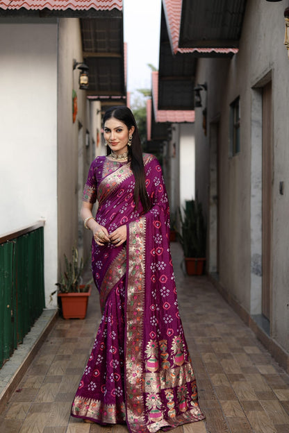 Bandhani Saree