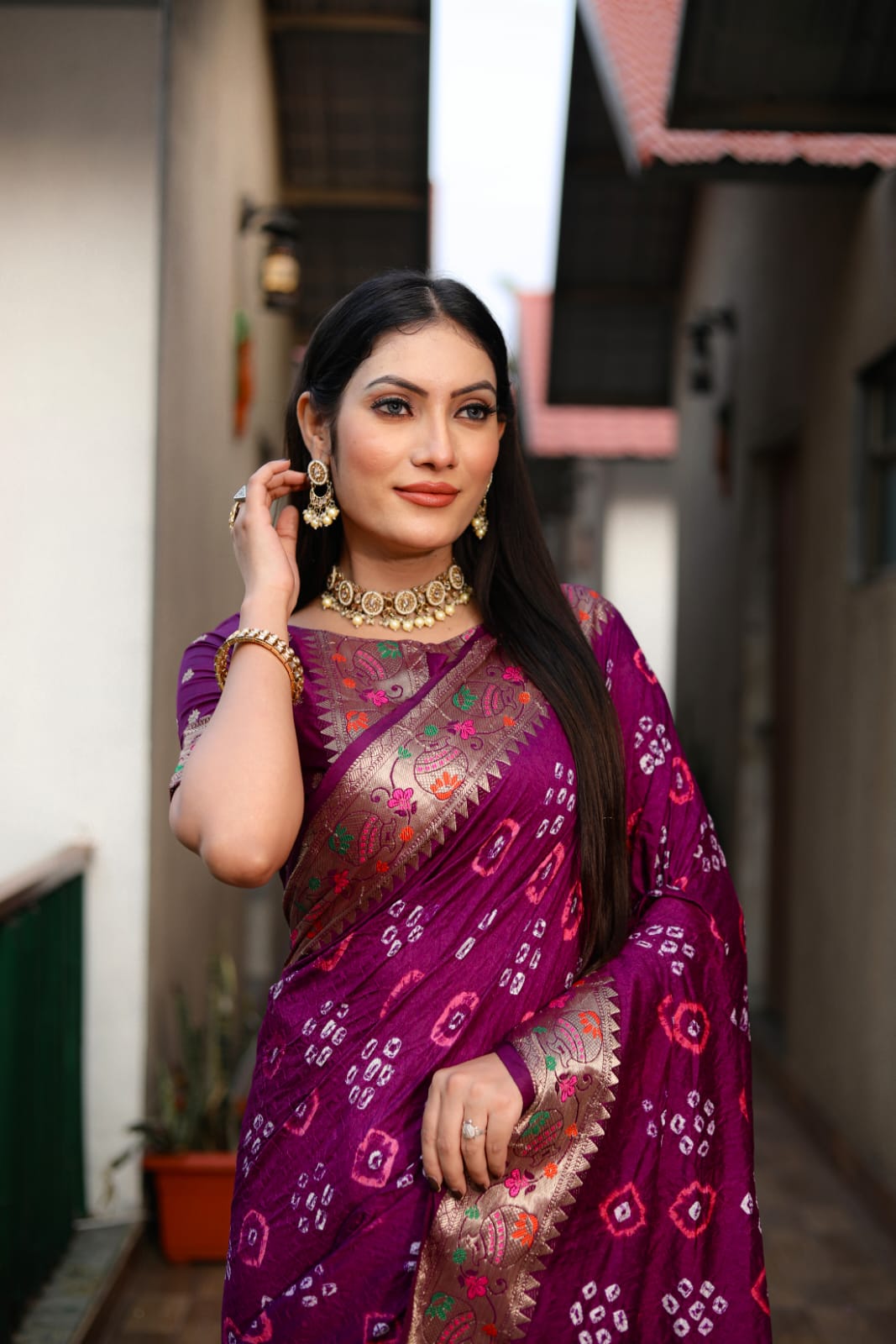 Bandhani Saree