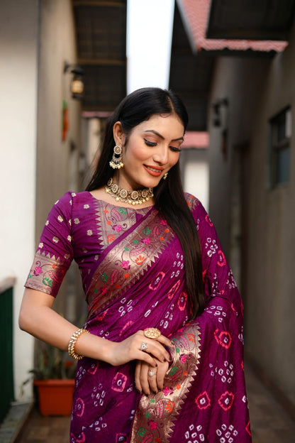 Bandhani Saree