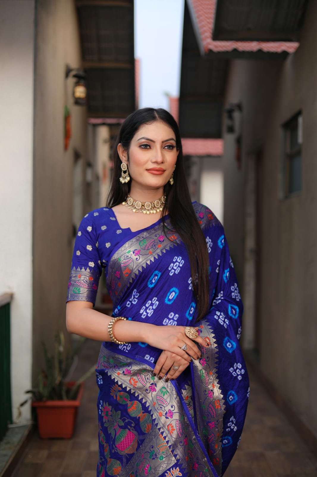 Bandhani Saree