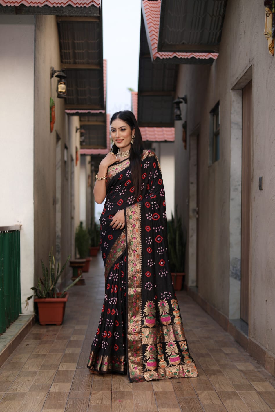 Bandhani Saree