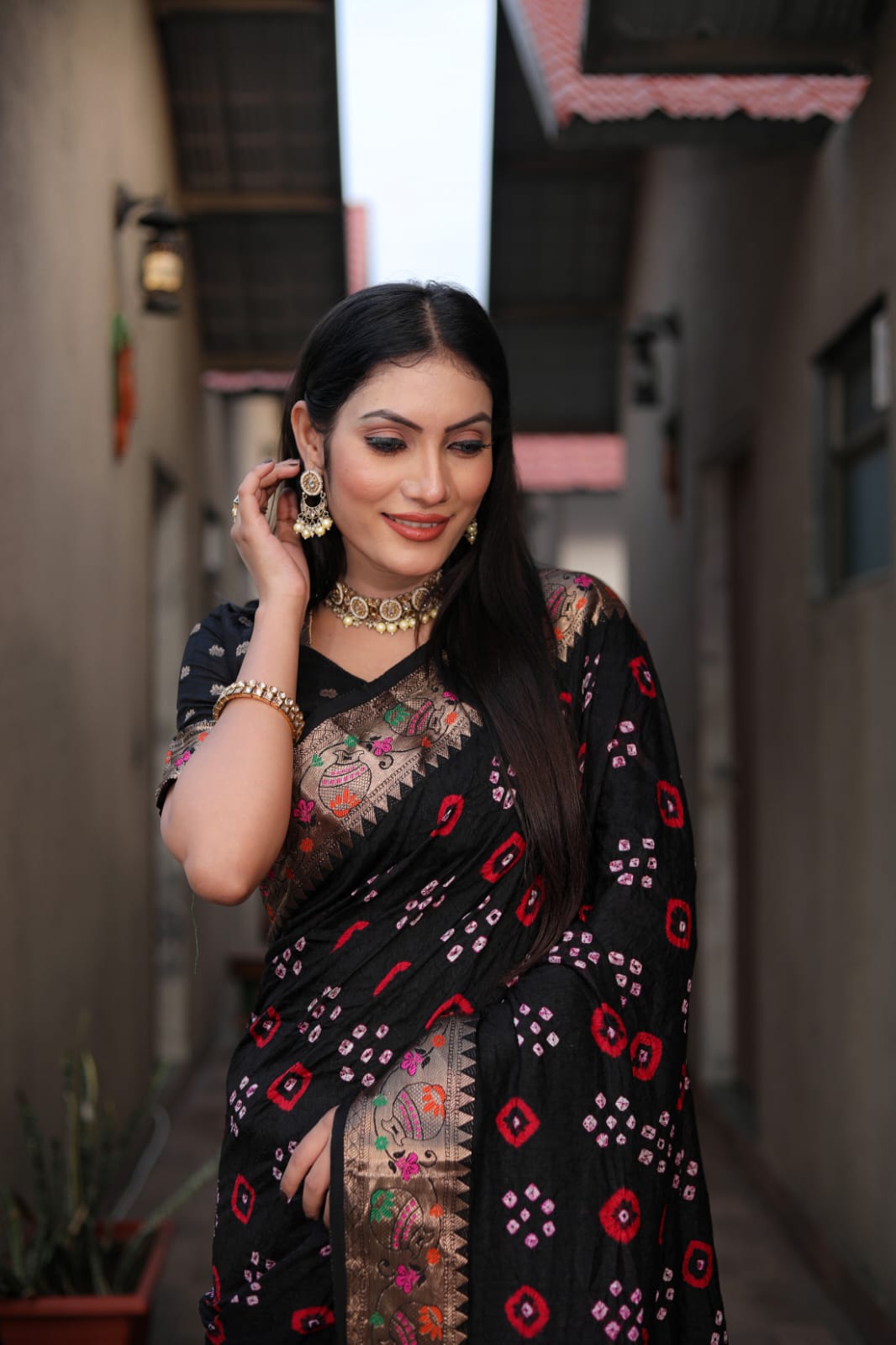 Bandhani Saree