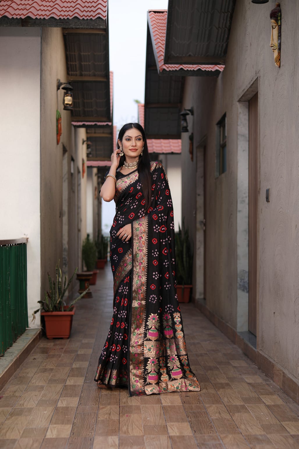 Bandhani Saree