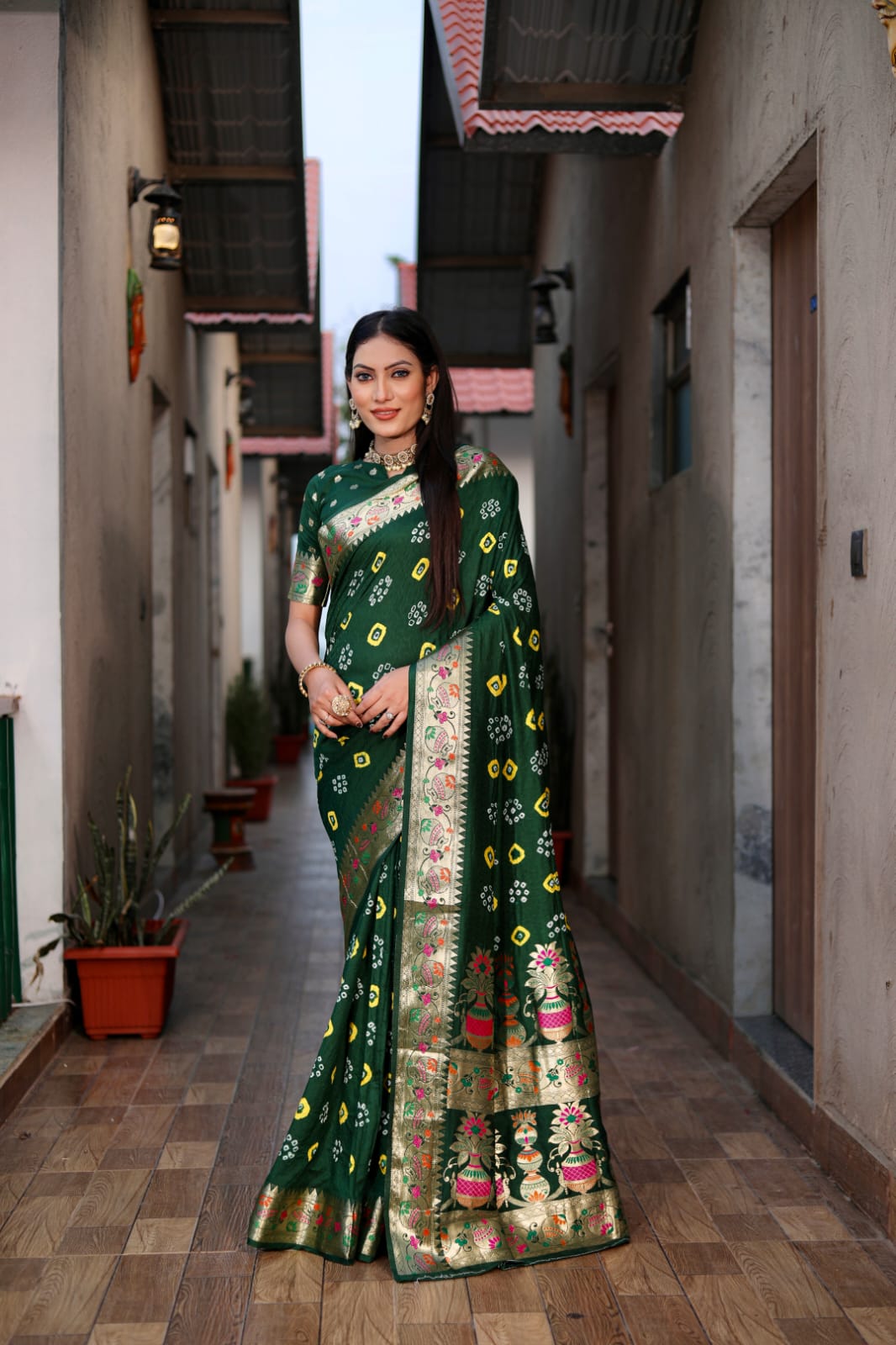 Bandhani Saree