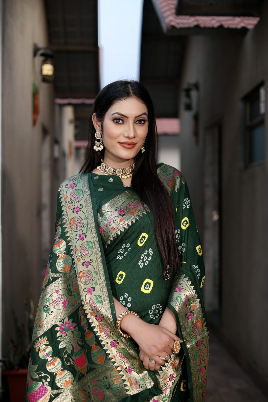 Bandhani Saree
