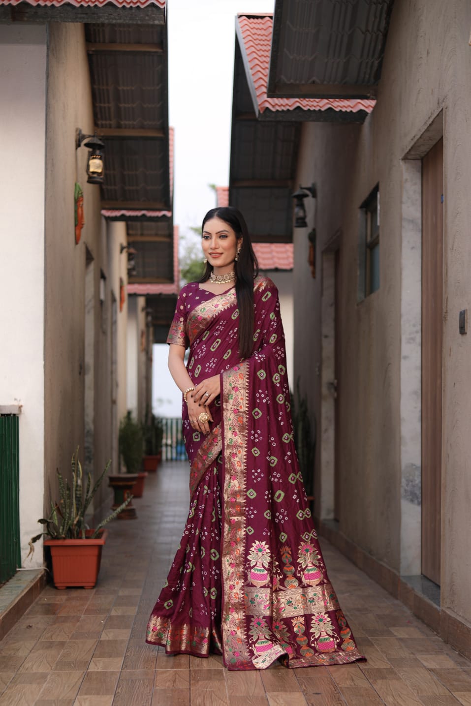 Bandhani Saree