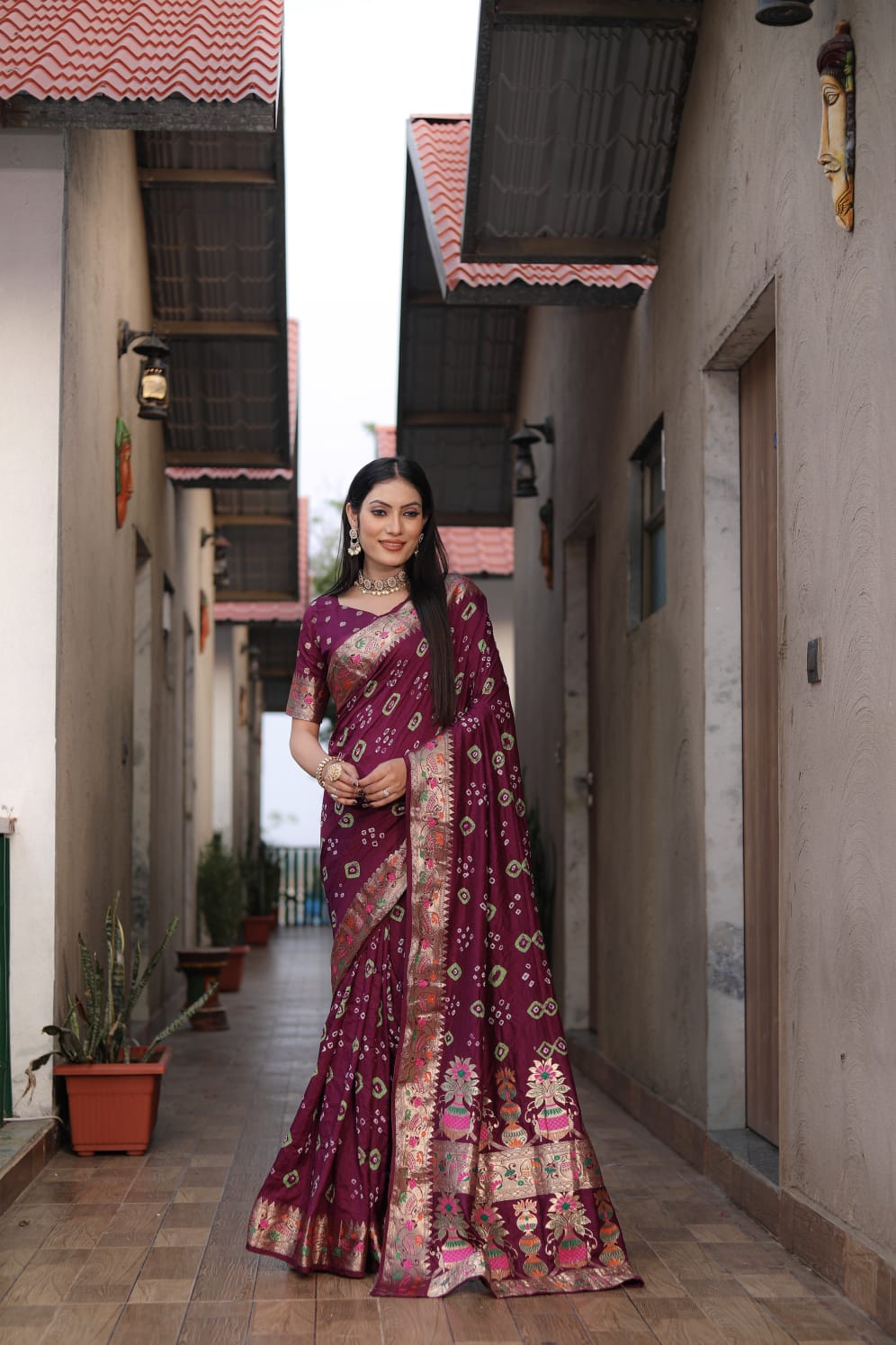 Bandhani Saree