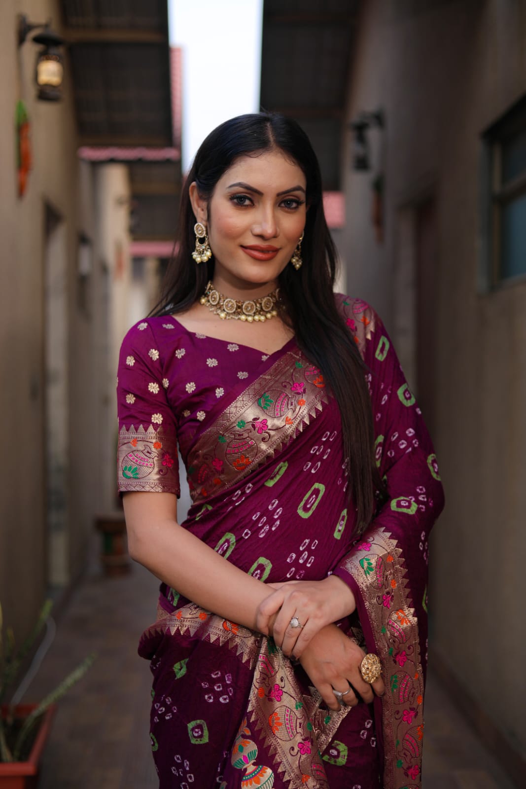 Bandhani Saree