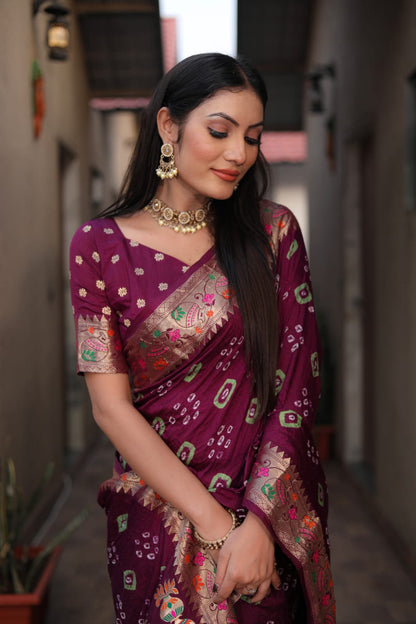 Bandhani Saree