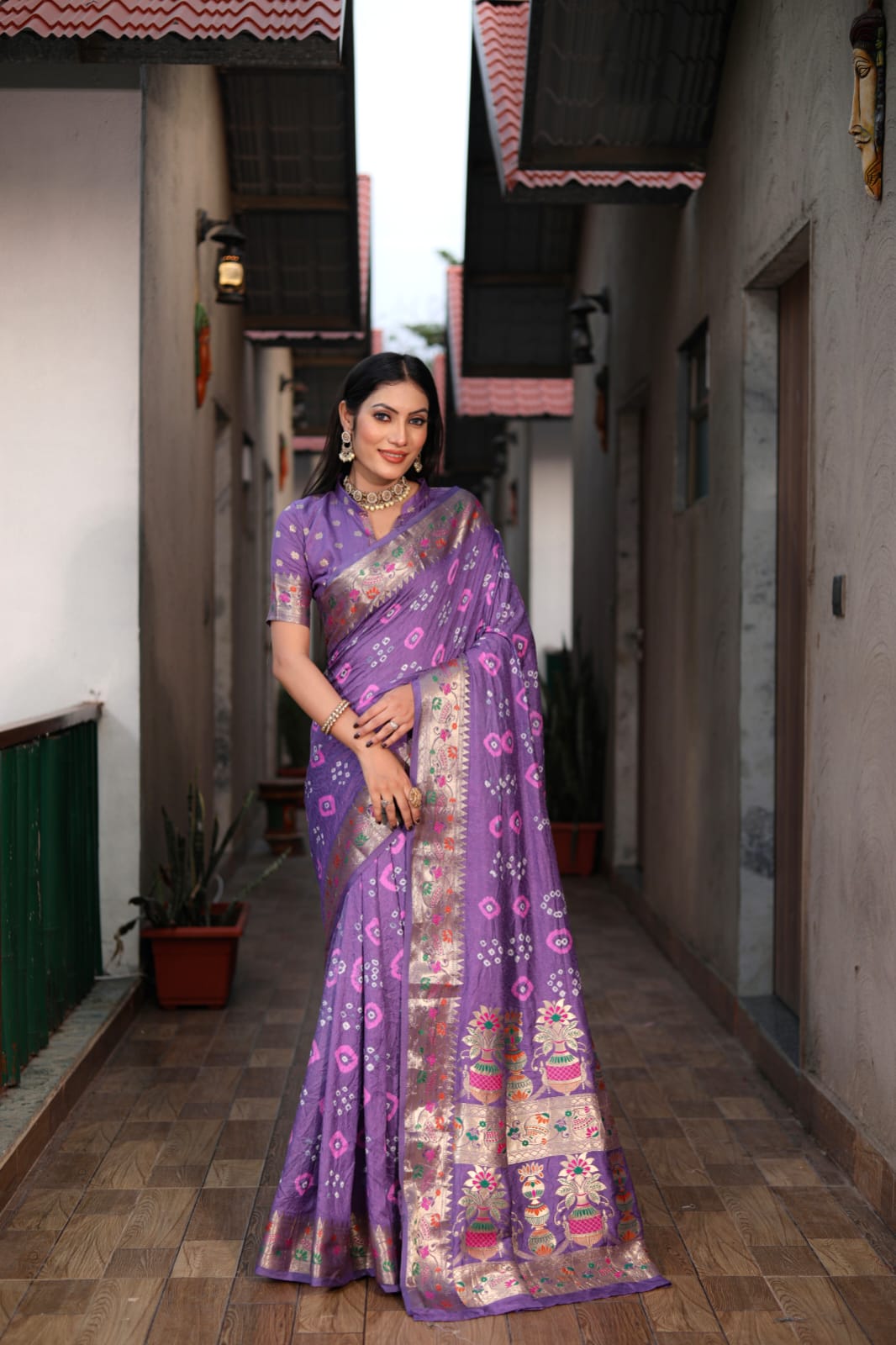 Bandhani Saree