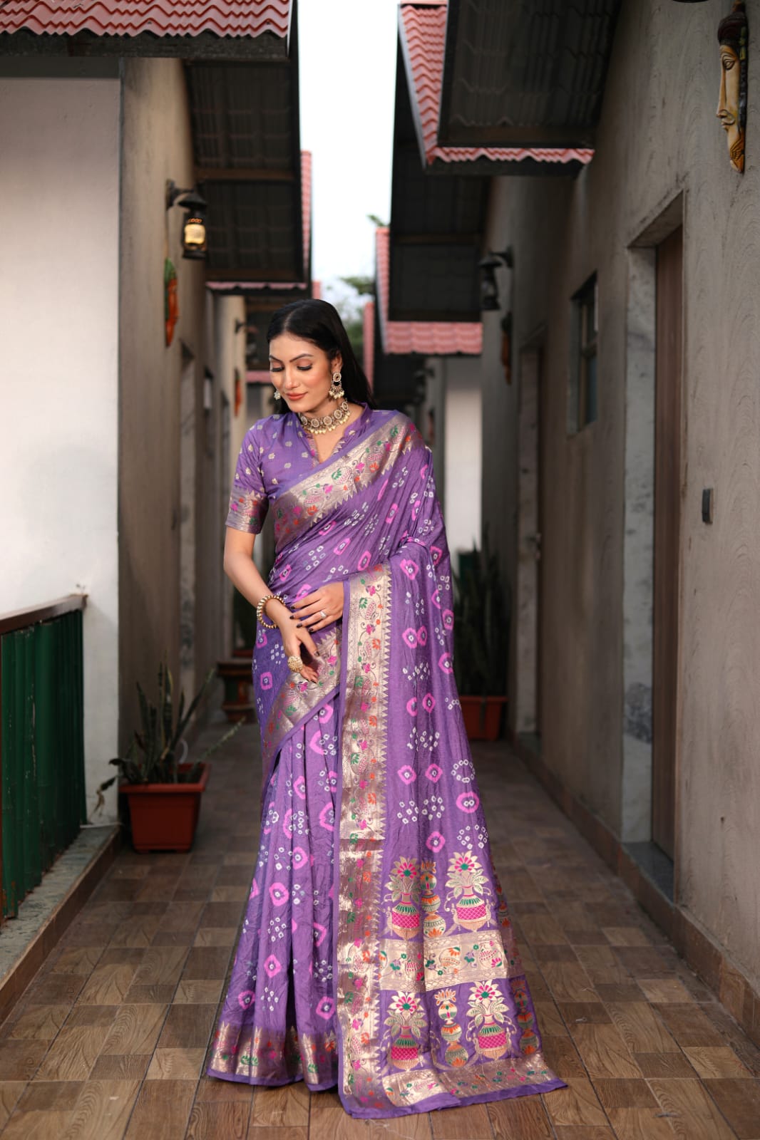 Bandhani Saree