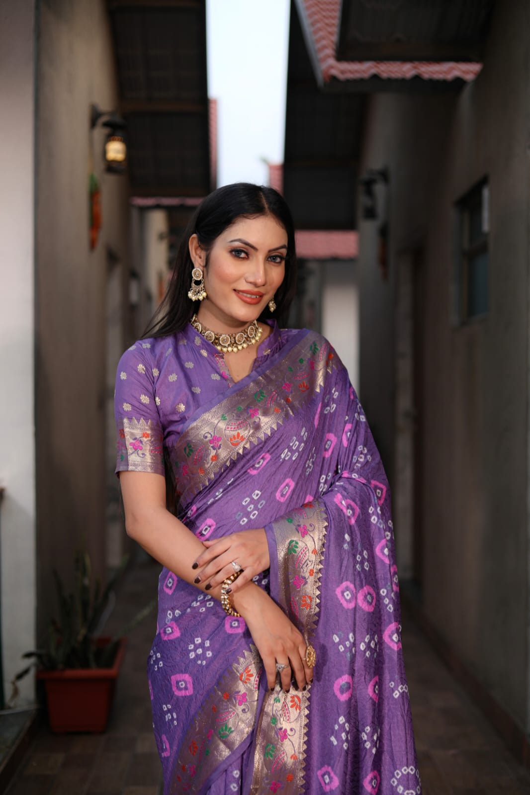Bandhani Saree