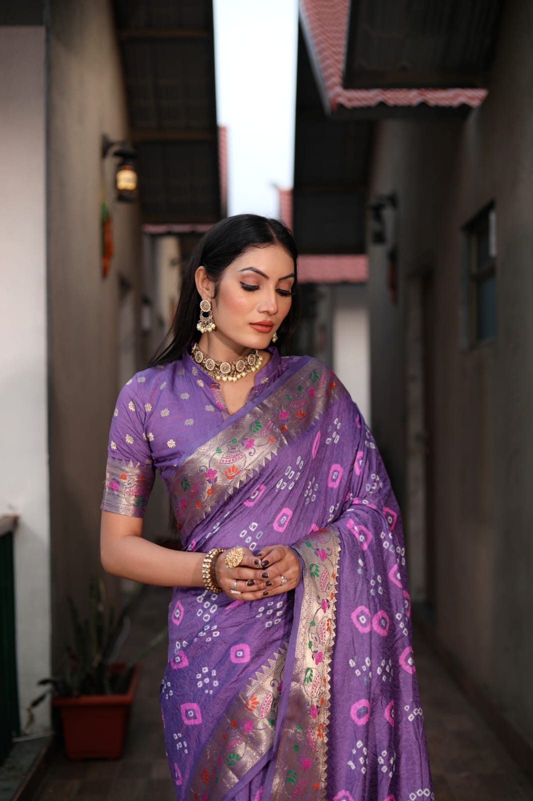 Bandhani Saree