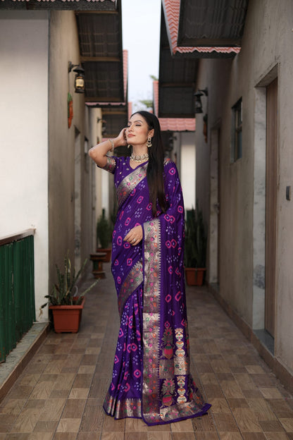 Bandhani Saree
