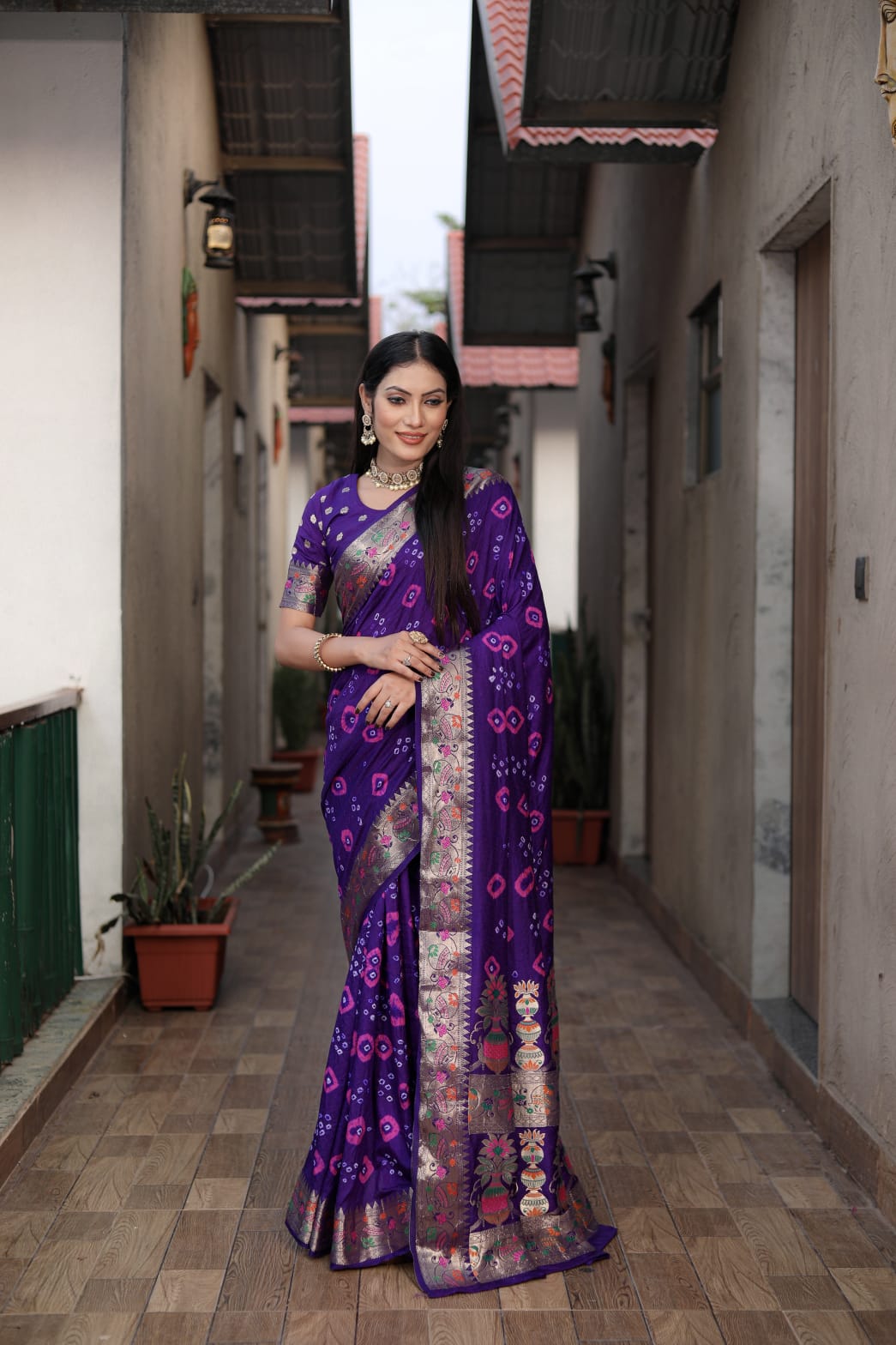 Bandhani Saree