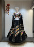 Black Bandhani Print Chaniya Choli for navratri in uk